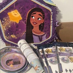 Disney Purple and Gold Party Set